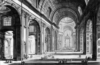View of the Interior of St. Peter